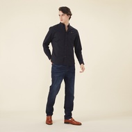 GIORDANO Men's Frog Long Sleeves Oxford Shirt (01044010)-02 Black