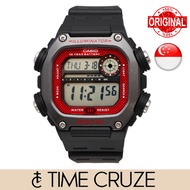 [Time Cruze] Casio DW-291 Big Case Illuminator Digital Black Resin Band Men Watch DW291H-1B DW-291H-