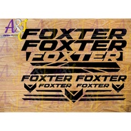 foxter bicycle design stickers