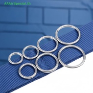 AAAirSpecial    304 Stainless Steel Round O Rings 2Pcs Rust Free Smooth Sturdy M3 M4 M5 M6 Sizes for