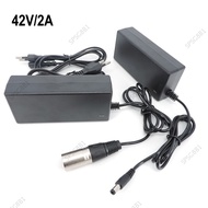 36V 42V 2A 60W AC to DC 5.5 3PIN XLR plug power supply adapter Charger Lithium Li-ion Li-poly For El
