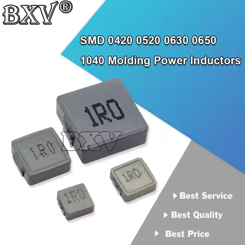 10PCS New SMD 0420 0520 0630 0650 1040 Molding Power Inductors 1R0 2R2 6R8 1UH 2.2 3.3 4.7 6.8 10 15