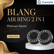 Original Japan Car Perfume CARMATE BLANG Air Ring (2 in 1) PLATINUM SAVON