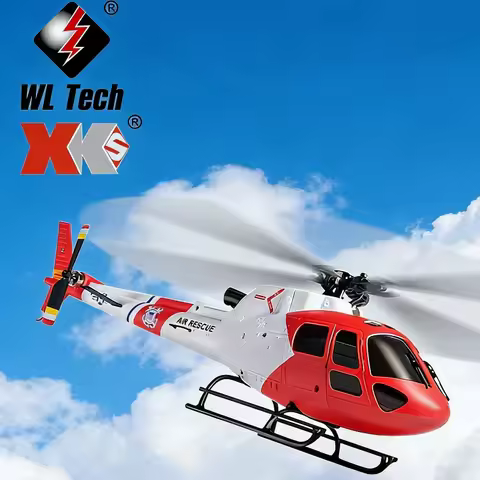WLToys K150 RC Helicopter 4CH Flybarless AS350 Air Rescue RC Model With Altitude Hold Optical Flow F