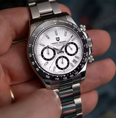 PAGANI DESIGN 2026 New 40mm Quartz Watch Men Business Wristwatch Chronograph Men Watches VK63 Waterp