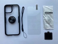 《全新》黑色iPhone 12 Pro Max 防撞電話殼+芒貼