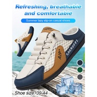 Men's Breathable Half Slip Board Shoes Teenage Casual Half Slip Board Shoes