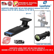 LEOFOTO LENS FEET NF-06 FOR NIKON Z 800mm f/6.3 VR S, Nikon Z 400mm f/2.8 TC VR S, Nikon Z 600mm f/4