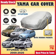 Car Cover Outdoor Selimut Kereta Penutup Kereta For HYUNDAI ATOS 2000-2020 M Size Anti UV Scratch Sunproof Dust-proof