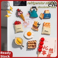 1 creative INS 3D refrigerator sticker, 3D food magnet, food sticker magnet decoration, portable and