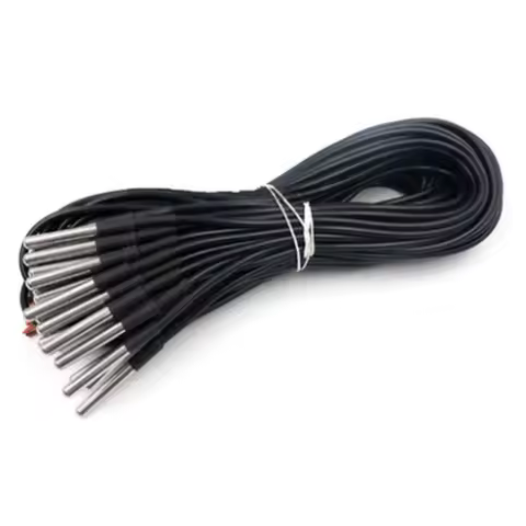 20pcs DS18b20 Waterproof Encapsulated Stainless Steel DS18B20 18B20 Temperature Sensor Temperature P