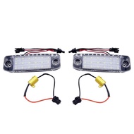 1 Pair 12V 3W LED Car License Plate Light Number Plate Lamp High Quality LED Lights Fit For KIA Care