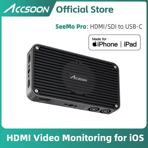 SeeMo Pro SDI&HDMI Video Capture Adapter,1080P 60FPS Real-time Monitoring/Livestreaming/Recording,HD