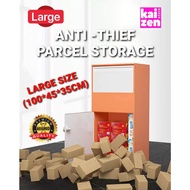 KAIZEN STORE [Large 100*45*35cm]Private Household Anti-Theft Parcel Box Outdoor Collection Locker Wa