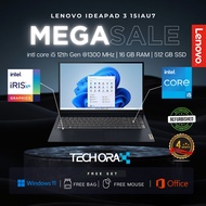 Lenovo IdeaPad 3 15IAU7  | intl core i5 12th Gen @1300 MHz | 16 GB RAM | 512 GB SSD | MS Office 24 |