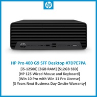 【New】 HP Pro 400 G9 SFF Desktop 7D7E7PA | I5-12500 | 8GB RAM | 512GB S