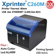 Thermal Printer 80mm XPRINTER XP-C260M / XPC260 / XPC260M USB ETHERNET (LAN) Auto Cutter