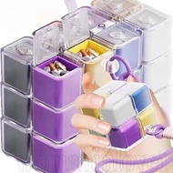 8-Grid Medicine Storage Box - Multi Functional Folding Sealed Container - Creative Magic Packing Cas