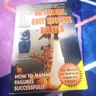 Motivational Book No Failure, Only Success Delayed No Failure Only Successful Delay USED AND ORIGINA