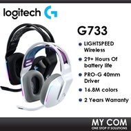 Logitech G733 Lightspeed Wireless RGB Gaming Headset With Suspension Headband