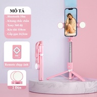 Gậy Chụp Ảnh 3 Chân PKSAIGON Thế Hệ Mới Có Đèn Led Trợ Sáng Selfie Chụp Hình Có Remote Bluetooth Điề