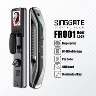 SINGGATE 【Mega Bundle】 FR001 + FM021 + LS026 Digital Door Lock+ Digital Gate Lock + Laundry Rack