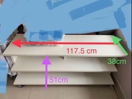 IKEA 白色電視櫃 