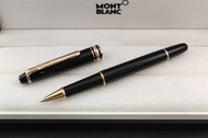 萬寶龍Montblanc Meisterstuck (大班)系列經典黑色黃金夾走珠筆 12890/163(+50可刻字)