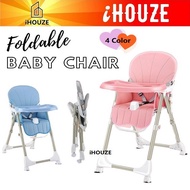 [✅SG Ready Stock] 🔥 Premium Foldable Baby High Chair/ Feeding Chair/ Low Chair/ Adjustable Infant Toddlers Dining Seat