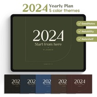 2024 Digital Planner, iPad Planner, Notability Planner, Goodnotes Planner, Daily Planner, Weekly Pla