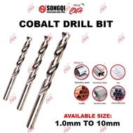 1-7.5MM PRC COBALT HSS DRILL BIT M35 GRADE 5% CONTAIN FOR STAINLESS STEEL MATA GERUDI HSS-G MIRANDA 