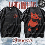 24h Shipping N9THNOVA 21 Pilots Symbol Graphic Oversized Vintage Streetwear Tee 3