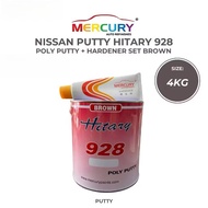 Hitary 928 Poly Putty with Hardener 4KG ( Brown / Grey )