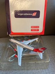 virgin atlantic模型飛機1:400