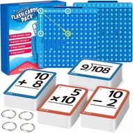 Math Flash Cards + Math Board Multiplication Flash Card Times Table Chart Math Manipulatives Divisio