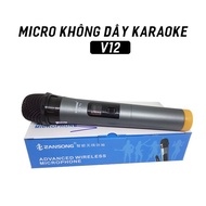 Micro không dây ZanSong V12 cho âm ly loa kéo