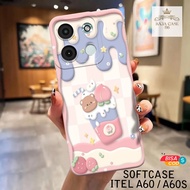 HP ITEL A60S Case - Rajacase - ITEL A60 Casing A60S/ - Cartoon case Motif - Cellphone protector - IT