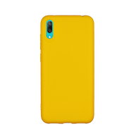เคส สำหรับ Huawei Y7 2019 Y7 Pro 2019 Y7 Prime 2019 เคสซิลิโคนนิ่ม กันกล้อง TPU สีพื้น
