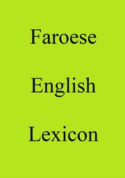 Faroese English Lexicon Trebor Hog