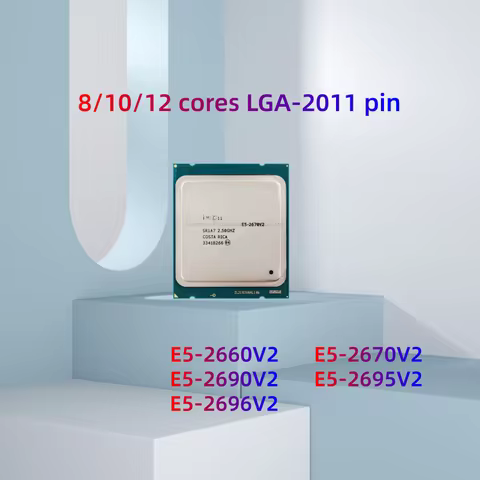 1 piece 2660V2 2670V2 2680V2 2690V2 2695 2696V2 2697V2 2667V2 2651V2 LGA 2011 pin CPU