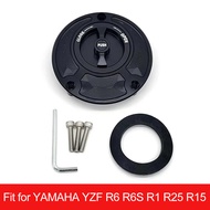 PYMOTO Yamaha Motorcycle CNC Fuel Tank Cover Suitable for Yamaha YZF R6 R6S R1 R25 R15 FAZER FZ1 FZ6