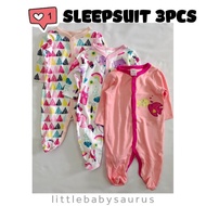 Sleepsuit Next cover feet 3pcs boy/girl Malaysia Ready stock (Ship Same day)
