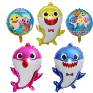 Cartoon Shark Baby Foil Balloon 68 * 52cm Fish Family Theme Shark Birthday Party Decoration Baby Shower Children Gift Party Supplies