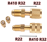 Adapter R22 to R410a Adapter R410a to R22 Charging Hose R134a R32 R22 R410a Manifold Gauge Gas Meter