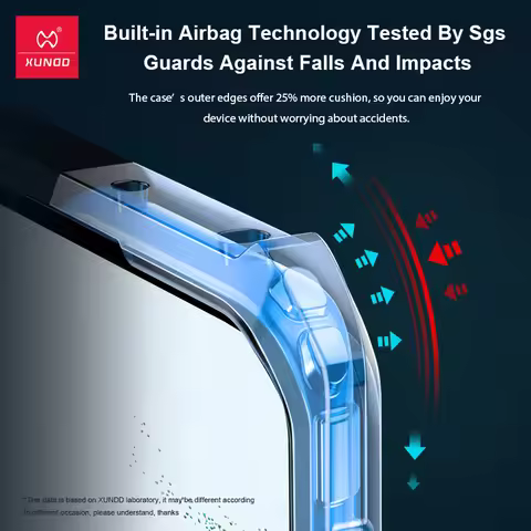 For POCO F3 Case, Xundd Airbag Case, Transparent Bumper Cover Shockproof Fitted Shell For Xiaomi POC
