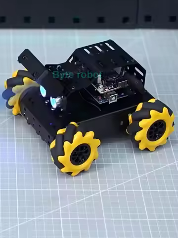 MiniAuto AI Vision 4WD Mecanum Wheel RC Car with Camera Video Ultrasound Robot Car for Arduino Robot
