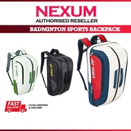 Badminton Racket bag Shoulder Backpack National Team Racket Bag Tennis Bag Leather Waterproof Bag BA