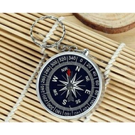 GANTUNGAN Travel Compass Outdoor American/Compass Camping Portable. Compass Keychain