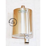 Max Racing M110 x 12 Silent Exhaust S Flow Exhaust Stainless Steel