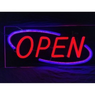 Open Neon Sign  (NEON LED)
